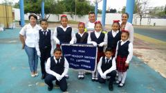 ALUMNOS EJECUTAN INSTRUCCIONES EN MAYA DURANTE ENCUENTRO DE ESCOLTAS
