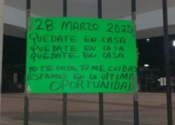 HABITANTES DE FCP DESACATAN EL RESGUARDO PREVENTIVO EN CASA POR CORONAVIRUS