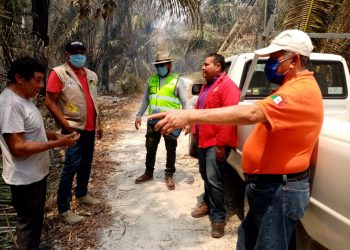 DISPONE GOBIERNO ESTATAL BRIGADAS FORESTALES PARA CONFLAGRACIÓN EN ICHKABAL