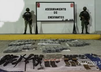ASEGURA EJÉRCITO 241 PAQUETES DE COCAÍNA CERCA DE CHETUMAL