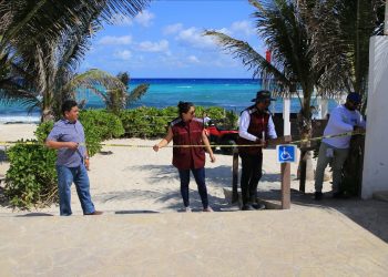 SOLIDARIDAD MANTIENE CERRADAS TODAS LAS PLAYAS EN SEMANA SANTA POR CORONAVIRUS: ZOFEMAT