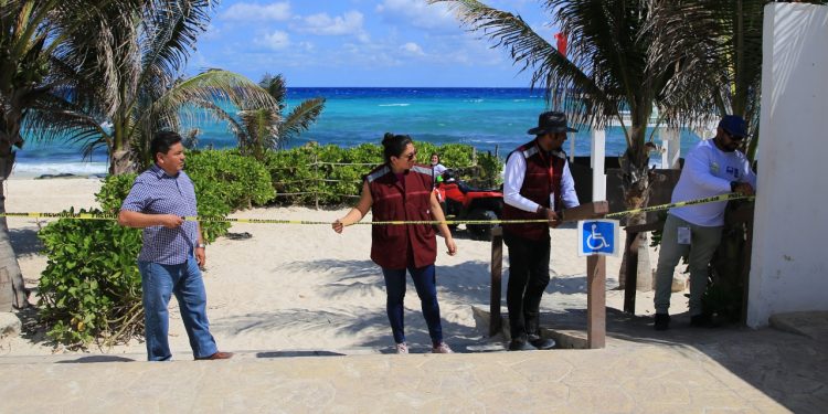 SOLIDARIDAD MANTIENE CERRADAS TODAS LAS PLAYAS EN SEMANA SANTA POR CORONAVIRUS: ZOFEMAT