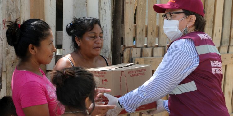 LLEGA APOYO ALIMENTARIO A VECINOS DE GALAXIA DEL CARMEN I y II