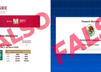 LA SECRETARÍA DE RELACIONES EXTERIORES LLAMA A LA CIUDADANÍA A EVITAR FRAUDES EN LA EMISIÓN DE PASAPORTES.
