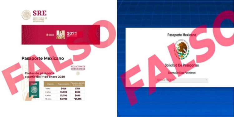 LA SECRETARÍA DE RELACIONES EXTERIORES LLAMA A LA CIUDADANÍA A EVITAR FRAUDES EN LA EMISIÓN DE PASAPORTES.