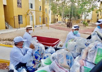CUBREN EN CANCÚN ENTREGA DE AYUDA ALIMENTARIA EN MÁS DE 50 POR CIENTO DE LOS OBJETIVOS TRAZADOS