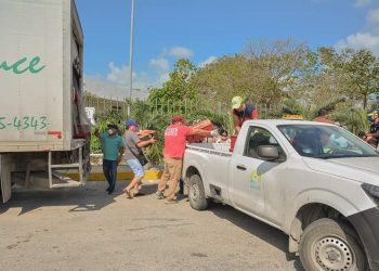 BRIGADAS NO PARAN DE LLEVAR AYUDA EN TULUM