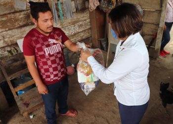 FAMILIAS DE COMALCALCO EN POBREZA EXTREMA RECIBEN APOYO ALIMENTARIO DE LA ALCALDESA LORENA MÉNDEZ DENIS
