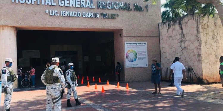 GUARDIA NACIONAL BRINDA SEGURIDAD A HOSPITALES DEL IMSS PARA GARANTIZAR EL SERVICIO A LOS CIUDADANOS QUE LO REQUIEREN