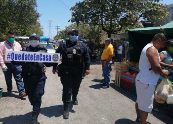 A LOS TIANGUISTAS Y CIUDADANÍA LES VALEN LAS RECOMENDACIONES SOBRE EL COVID 19
