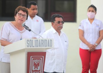 ARRANCA PROGRAMA DE APOYO ALIMENTARIO EN LA COLOSIO Y NICTÉ HA: LAURA BERISTAIN