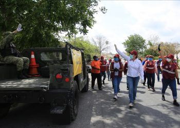 PUERTO AVENTURAS RECIBE AYUDA ALIMENTARIA FRENTE A LA EMERGENCIA COVID-19: LAURA BERISTAIN