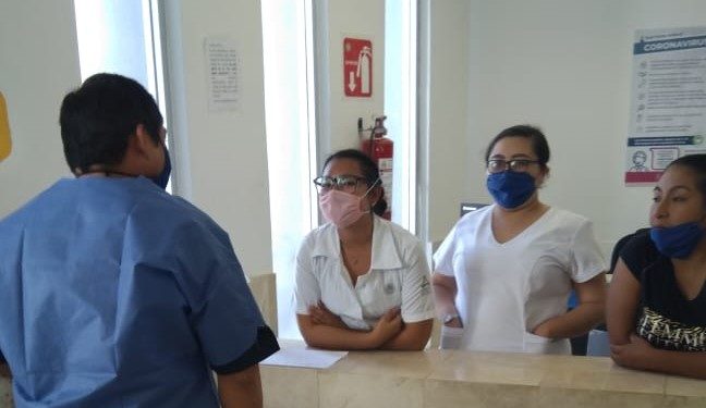 CIERRAN EL CLIDDA (CLÍNICA DE DETECCIÓN Y DIAGNÓSTICO AUTOMATIZADO)  EN CHETUMAL; PERSONAL MÉDICO Y ADMINISTRATIVO EXIGE INSUMOS PARA PROTEGERSE DEL CORONAVIRUS