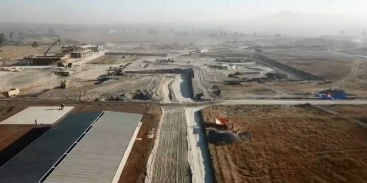 CONTINÚA CONSTRUCCIÓN DE AEROPUERTO FELIPE ÁNGELES