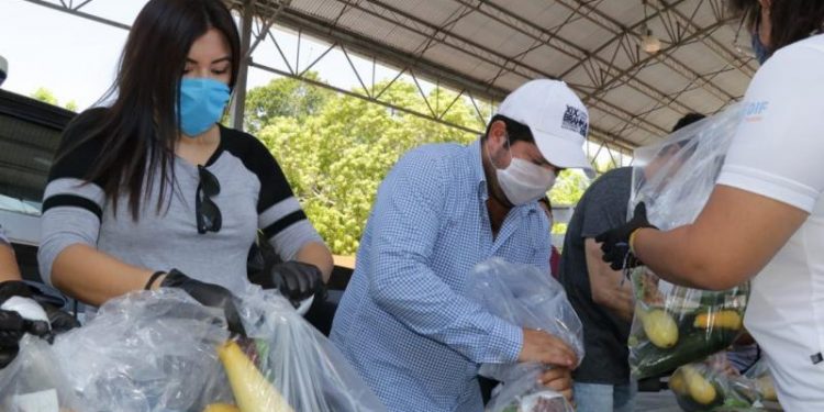 FAMILIAS YUCATECAS RECIBEN APOYOS ALIMENTARIOS A TRAVÉS DEL PROYECTO «YUCATÁN SOLIDARIO»