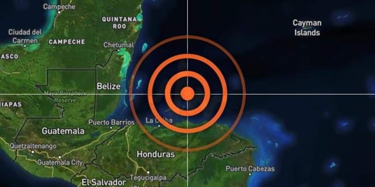 TIEMBLA ESTA MADRUGADA EN HONDURAS; EN CHETUMAL SE SIENTEN VIBRACIONES