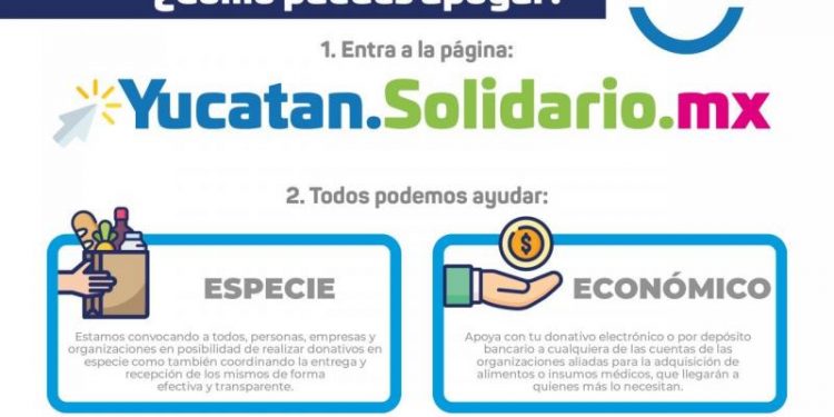 GOBIERNO DEL ESTADO, SOCIEDAD CIVIL Y SECTOR EMPRESARIAL SE UNEN PARA LANZAR «YUCATÁN SOLIDARIO»