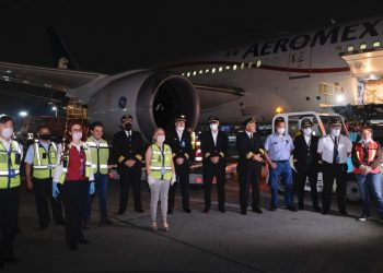 PROCEDENTE DE CHINA LLEGA A MÉXICO EQUIPO MÉDICO DE PROTECCIÓN