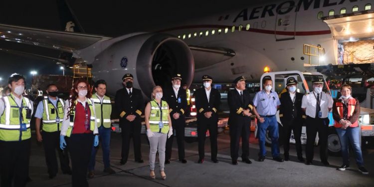 PROCEDENTE DE CHINA LLEGA A MÉXICO EQUIPO MÉDICO DE PROTECCIÓN