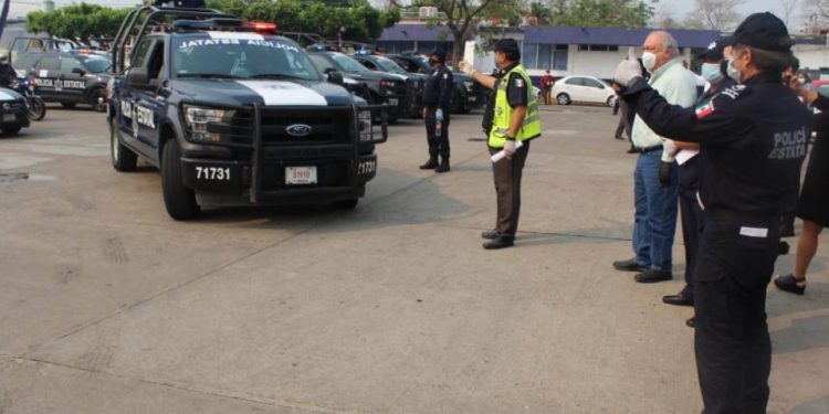 INSTALA SSPC FILTROS DE SEGURIDAD EN VILLAHERMOSA ANTE EL COVID-19