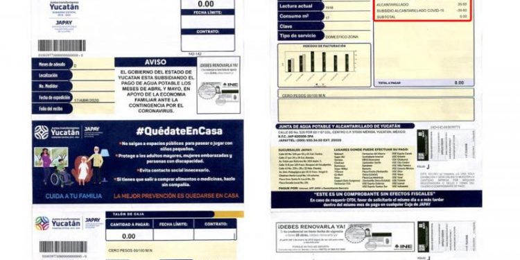 JAPAY DISTRIBUYE RECIBOS DE AGUA CON APOYO DEL 100 POR CIENTO DE CONSUMO