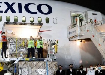 LLEGA A MÉXICO QUINTO CARGAMENTO CON INSUMOS MÉDICOS