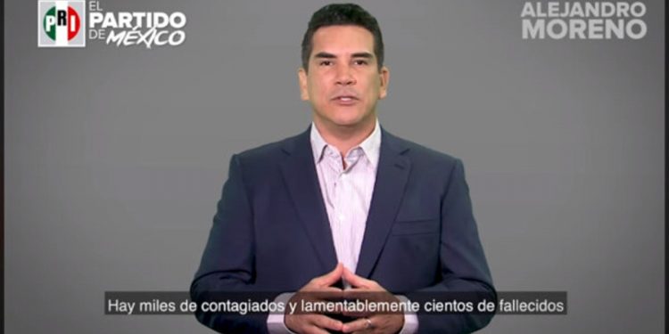 PIDE PRI A LÓPEZ OBRADOR PLAN DE UNIDAD NACIONAL ANTE CORONAVIRUS