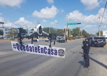 INICIA CIERRE DE VIALIDADES E INSTALACIÓN DE FILTROS SANITARIOS EN CANCÚN