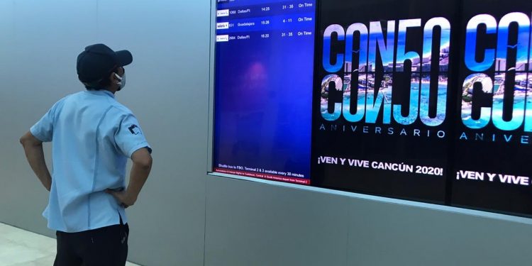 DE 500 A 19 OPERACIONES, LA CAÍDA DE UN AÑO A OTRO EN EL AEROPUERTO DE CANCÚN