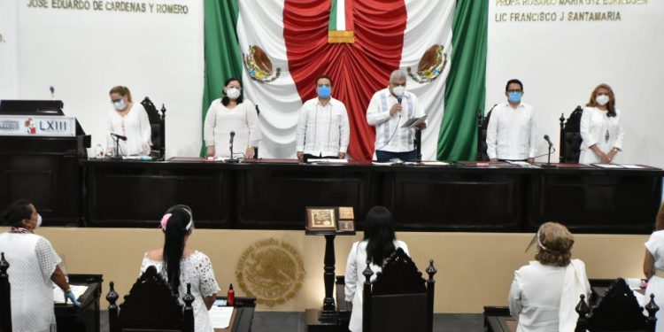CLAUSURAN TRABAJOS DEL SEGUNDO PERIODO ORDINARIO DE SESIONES DEL SEGUNDO AÑO DE LA LXIII LEGISLATURA EN TABASCO.