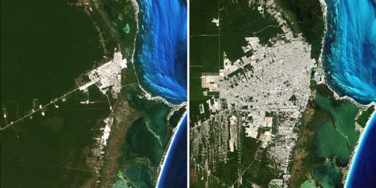 CANCÚN Y SUS 50 AÑOS EN LOS OJOS DE LA NASA