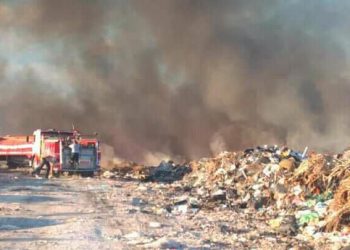 INCENDIO EN BASURERO DE CHETUMAL NO CEDE