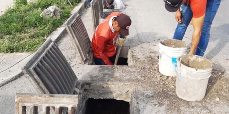 GOBIERNO DE SOLIDARIDAD MANTIENE LIMPIEZA DE POZOS ANTES Y  DURANTE LA TEMPORADA DE LLUVIAS