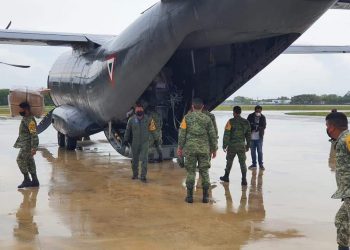 RECIBIÓ CHETUMAL, SEIS TONELADAS DE EQUIPO MÉDICO E INSUMOS.