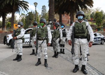 MANTIENE GUARDIA NACIONAL TRABAJOS DE SEGURIDAD PARA EL TRASLADO DE EQUIPOS E INSUMOS MÉDICOS DESTINADOS A LA ATENCIÓN HOSPITALARIA