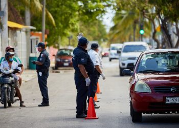 REFLEJAN FILTROS DE REVISIÓN EN COZUMEL LA BUENA RESPUESTA DE LA GENTE AL LLAMADO #QUÉDATEENCASA