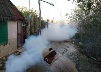 EL H. AYUNTAMIENTO DE LÁZARO CÁRDENAS CONTINÚA LA CAMPAÑA DE FUMIGACIÓN CONTRA MOSQUITOS.