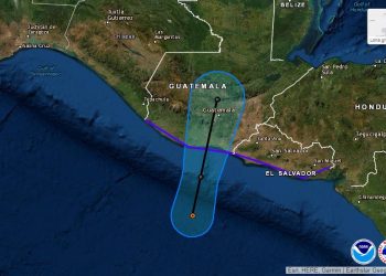 SE FORMÓ LA DEPRESIÓN TROPICAL DOS-E EN EL OCÉANO PACÍFICO