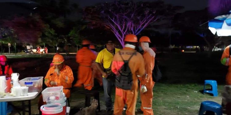 LIMPIA FUERZA PÚBLICA COMEDOR ANTIHIGIÉNICO DE DOS BOCAS PARAISO.