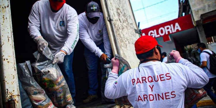 CONCLUYE EN ISLA MUJERES LA SEGUNDA ETAPA DE REPARTICIÓN DE AYUDA ALIMENTARIA