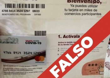 ALERTAN SOBRE FRAUDE CON TARJETAS DE BIENESTAR