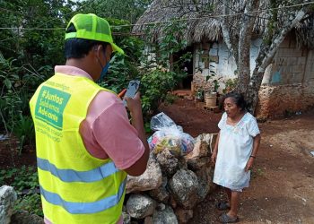 CASA POR CASA LA AYUDA ALIMENTARIA SE DISTRIBUYE EN JOSÉ MARÍA MORELOS