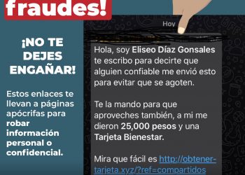 LANZA GOBIERNO FEDERAL CAMPAÑA PARA ADVERTIR SOBRE FRAUDES EN REDES