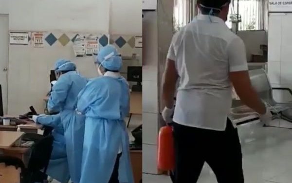 CON SÍNTOMAS DE COVID-19, HOMBRE SE DESVANECE EN CENTRO DE SALUD EN KANASÍN