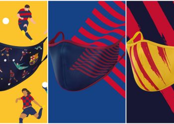 EL BARCELONA PONE A LA VENTA SUS PROPIOS CUBREBOCAS