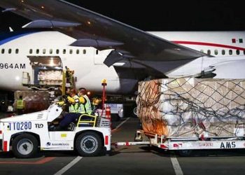 LLEGA A MÉXICO VUELO NÚMERO 12 CON 80 VENTILADORES