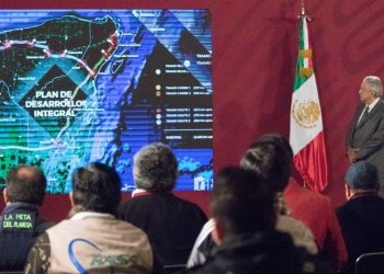 LÓPEZ OBRADOR NO DESCARTA DAR «BANDERAZO VIRTUAL» A INICIO DE OBRAS DEL TREN MAYA