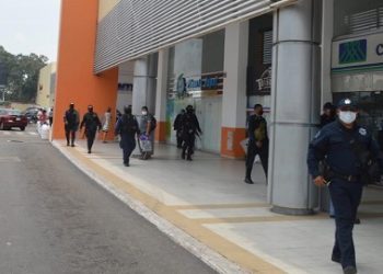 MANTIENE SSPC SUPERVISIÓN EN PLAZAS COMERCIALES PARA GARANTIZAR CUMPLAN MEDIDAS PREVENTIVAS POR COVID-19