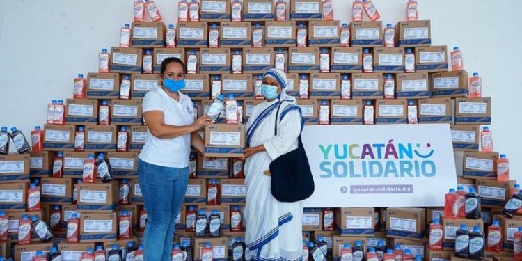 MUESTRAS DE GENEROSIDAD HAN PERMITIDO QUE EL PROGRAMA YUCATÁN SOLIDARIO BENEFICIE A FAMILIAS YUCATECAS