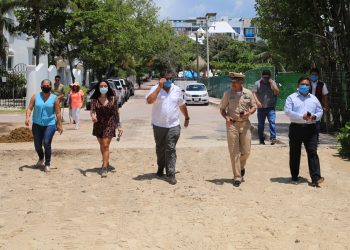 GOBIERNO MUNICIPAL Y FEDERAL TRABAJANDO JUNTOS PARA LOGRAR PLAYAS LIBRES DE SARGAZO